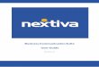 Business Communication Suite User Guide - Nextiva · My Active Features Users can enable and set up their own Nextiva calling features. All active features are added to the My active