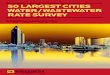 50 laRGeSt citieS WateR/WaSteWateR Rate SuRVeY · bundled cable, mobile phone, and energy bills. 89% mONthLy RESIDENtIAL BILLS 13% SEASONAL WAtER RAtES 21% UNIFORm WAtER RAtES 36.5%
