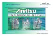 METAL DETECTION 101 DETECTION PERFECTION · The largest worldwide manufacturer of inspection systems for the food industry, Anritsu Industrial Solutions Global specializes in high-speed,