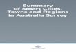 Summary of Smart Cities, Towns and Regions in Australia Survey · 2020. 5. 1. · smart cities stakeholders to gain feedback on the challenges and opportunities to support smart cities,