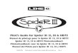 Manuel de pilotage pour le Spider III 15, 30 & HD75 Spider ... · 40-00-0106 Electrophonic Limited Edition available @ Rev A Pilot’s Guide for Spider III 15, 30 & HD75 Manuel de
