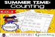 SUMMER TIME: Counting€¦ · © 2016 Powerpoint Gaming Summer Time Counting Name:_____Date:_____ K.CC.3 1 2 3 4 5 6 Count the objects. Cut and paste the correct number next to the