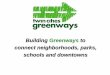 Building Greenways to connect neighborhoods, parks ...€¦ · Leveraging neighborhood reinvestment Twin Cities Greenways From 2003 – 2008, over 1,000 new condos and apartments