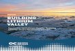REPORT BUILDING LITHIUM VALLEY · 2020. 10. 5. · BUILDING LITHIUM VALLEY NEW ENERGY NEXUS | 4 I EXECUTIVE SUMMARY California is leading the nation in the transition to a clean energy
