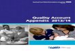 Quality Account Appendix 2013/14 - NHS · Severe trauma (Trauma Audit & Research Network) Yes 70% Severe sepsis, septic shock (College of Emergency Medicine) ... a re-audit of the