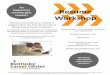 An impressive Resume€¦ · Marsha Baker mabaker@brightoncenter.com Services are provided at no cost Workshop atmosphere, individualized attention! Resume Workshop Kentucky Career