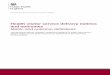 Health visitor service delivery metrics and outcomes ... · The following metrics and outcomes are used to describe the universal activity of health visitors: antenatal reviews after