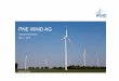 PNE WIND AG · PNE WIND II company presentation II 05 2015 2 PNE WIND GROUP 1Q 2015 –HIGHLIGHTS • The first quarter of 2015 was characterized by – 1. the continuation of our