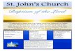 Page St. John’s Church, Olean, New York St. John’s Church · 1/11/2015  · Page 3 St. John’s Church, Olean, New York January 11, 2015 healing of the sick Joseph Magnano ANV