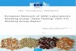 European Network of GMO Laboratories Working Group “Seed … · 2016. 1. 26. · 1 European Network of GMO Laboratories Working Group “Seed Testing” (WG-ST) Working Group Report