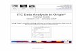 ITC Data Analysis in Origin · data analysis, and may be read in whatever order you see fit. If you are unfamiliar with the basic operation of Origin, you may find it helpful to read
