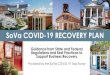 New SoVa COVID-19 RECOVERY PLAN · 2020. 8. 20. · Lisa Watkins Martinsville Henry County Chamber of Commerce 2. SoVa Region 3. 4 Forward Virginia - Phase Three looks like this: