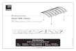 Assembly Vitoria- 5000 Carport · The Vitoria carport has 4 gutters heads, you can choose whether to make them active or keep them in its original condition - non active. To activate