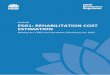 GUIDELINE ESG1: REHABILITATION COST ESTIMATION€¦ · June 2017 2 Updated references to legislation and department names; updated Figure 1 flowchart; new explanation regarding triggers