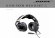00 AM270261-01 HeadsetXII€¦ · comfortable headset that delivers full-spectrum noise reduction. We believe it is the finest aviation headset you can own. Headset and cable variations