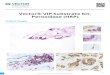 Vector® VIP Substrate Kit, Peroxidase (HRP) PDF · The Vector VIP HRP substrate produces an intense, violet (purple) reaction product, and can be used as an alternative to DAB or