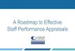 A Roadmap to Effective Staff Performance Appraisals Annual... · Effective Hiring Performance Management ... business writing, it is OK to use “I.” Vary your sentence structure