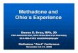 Methadone and Ohio's Experience...Methadone and Ohio ’s Experience Danna E. Droz, RPh, JD PMP Administrator, Ohio State Board of Pharmacy 614 -466 -4143; exec@ohiopmp.gov Methadone