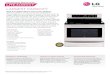 Freestanding Electric Oven LRE3085ST - LG Electronics...heating element. The infrared grill gets your oven to a broil temperature without the need to preheat and cuts over 20% of your