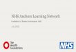 NHS Anchors Learning Network - Health Foundation · The Health Foundation and NHS England and NHS Improvement are working together to develop a UK-wide NHS Anchors Learning Network