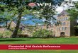 Financial Aid Quick Reference · 2018. 10. 25. · Grants and Scholarships Grants and scholarships are free money offered by many sources, including WPI, the federal government, some