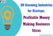 20 Booming Industries for Startups. Profitable Money ... · 2/20/2019  · The running shoe segment dominated the market in 2017, which can be attributed to daily usage of running