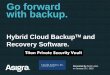 Go forward with backup. - Lincoln Archiveslincolnarchives.com/images/CloudBackup-Companies.pdf · Backup data is automatically stored offsite for disaster recovery Copies of backup