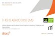 THIS IS ABACO SYSTEMS€¦ · Video Over Ethernet (DEF-STAN 00-82) • Real Time Protocol (RTP) • Session Announcement Protocol ... DDS = Distributed Data Service (Real Time Publish-Subscribe