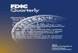 Quarterly Banking Profile: First Quarter 2018 · Quarterly Banking Profile: First Quarter 2018 FDIC-insured institutions reported aggregate net income of $56 billion in first quarter
