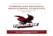 TIMBERLANE REGIONAL HIGH SCHOOL ... athletic endeavors. Characteristics such as dedication, teamwork,