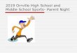 2009 Middle School Sports- Parent Night€¦ · contest or practice and shall not return to play that same day. ... Student athletes shall not possess, use, sell, offer to sell, deliver,