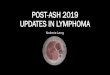 POST-ASH 2019 UPDATES IN LYMPHOMA - Inselspital€¦ · Adapted from Gan et al, Biomark Res 2018; Beguelin et al, Cancer Cell 2013; Bödor et al, Blood 2013; Italiano et al Lancet