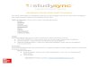 StudySync Quick Click-Path Directions...Questions? Please Contact: implementation@studysync.com be modified within StudySync. You must return to ConnectEd to edit those groups. Deactivate