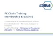 PC Chairs Training: Membership & Balance Library/Technical... · Membership & Balance An overview of PC membership and balance Intended Audience – PC Chairs, but open to everyone