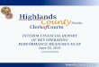 Highlands Quarterly Report - Q3 June 2019.pdfRobert W. Germaine, Clerk. REVENUE – GENERAL FUND. BUDGET – TO – ACTUAL (In Millions) (UNAUDITED) $64.33 $65.04 $65.93 $61.87 $67.12