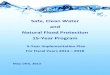 May 14th, 2013...2013/07/01  · Safe, Clean Water and Natural Flood Protection 15‐Year Program 5‐Year Implementation Plan For Fiscal Years 2014 – 2018 May 14th, 2013 MESSAGE