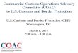 Commercial Customs Operations Advisory Committee (COAC) to ... · E-Commerce and Innovation: COAC recommends that CBP work with the appropriate U.S. government stakeholders and the