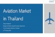 Aviation Market in Thailand...2019/04/02  · 38 AIRPORTS 12 ATO THAILAND AVIATION INDUSTRY IN 2017 PERSONNEL LICENSES 646 Private Pilot License (PPL) 2,682 Commercial Pilot License