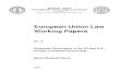 European Union Law Working Papers · 2016 . European Union Law Working Papers ... Crown Quadrangle Department of Business Law 559 Nathan Abbott Way Schottenbastei 10-16 Stanford,