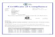 New Certificate of Compliance - MTL Instruments · 2020. 10. 8. · FF0001 DQD 507 Rev. 2016-02-18 Page 1 Certificate of Compliance Certificate: 1345550 Master Contract: 152423 Project: