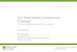 ULI Real Estate Consensus ... ULI Real Estate Consensus Forecast Real Estate Capital Markets Commercial
