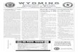 LEGIONNAIRE - AUXILIARE DEPARTMENT OF WYOMING · WYOMING LEGIONNAIRE - AUXILIARE (USPS 574-210) is published the months of January, March, June, September & November by the American