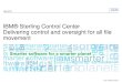 IBM® Sterling Control Center Delivering control and ...public.dhe.ibm.com/partnerworld/pub/swg/websphere/Monitoring_Co… · Monitoring is separate from system being monitored. It