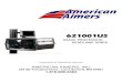 621001US - Snap-on · All American Aimers Headlamp Alignment Systems are warranted to be from defects in material and workmanship. The American Aimers 621001US is warranted for a