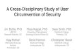 A Cross-Disciplinary Study of User Circumvention of Securitypublish.illinois.edu/science-of-security-lablet/files/...Agent-based simulation can help explore the consequences of that