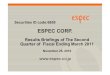 New ESPEC CORP. · 2018. 6. 26. · Test Chamber ・Temperature & humidity chamber ... Growth of forest, creation of waterfront, urban greening New Business Plant factory, developing