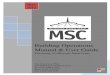 Building Operations Manual & User Guidemsc/About The MSC/Building Operations/pdfs/Building... · The Scheduling Office is located in the Building Operations Suite (218 MSC). The Scheduling