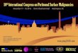 10th International Congress on Peritoneal Surface Malignancies · are reported every day. The mission of the 10th International Congress on Peritoneal Surface Malignancies (PSOGI