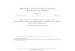 The B.E. Journal of Economic Analysis & Policy - Economics | UNSW …research.economics.unsw.edu.au/mvidal-fernandez/bejeap... · 2012. 6. 1. · The B.E. Journal of Economic Analysis