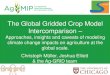 The Global Gridded Crop Model Intercomparison...Ag-GRID • Organizing hub for gridded crop modeling and data within AgMIP. • Includes >18 modeling groups so far and >10 data partners
